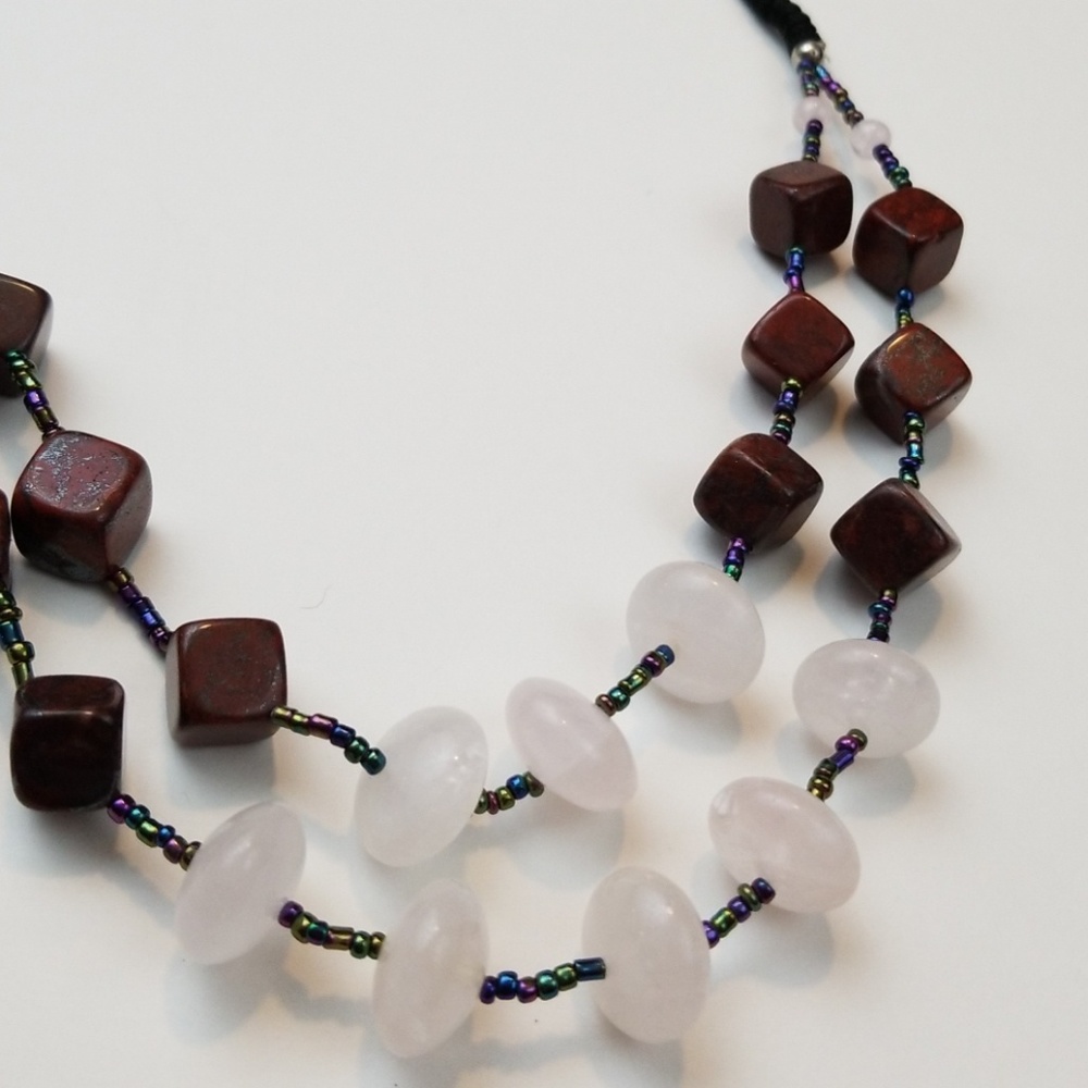 Hand made Gemstone Beaded Necklace
